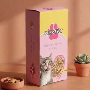 Purr-fect Salmon And Catnip Biscuit