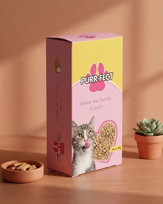 Purr-fect Salmon And Catnip Biscuit
