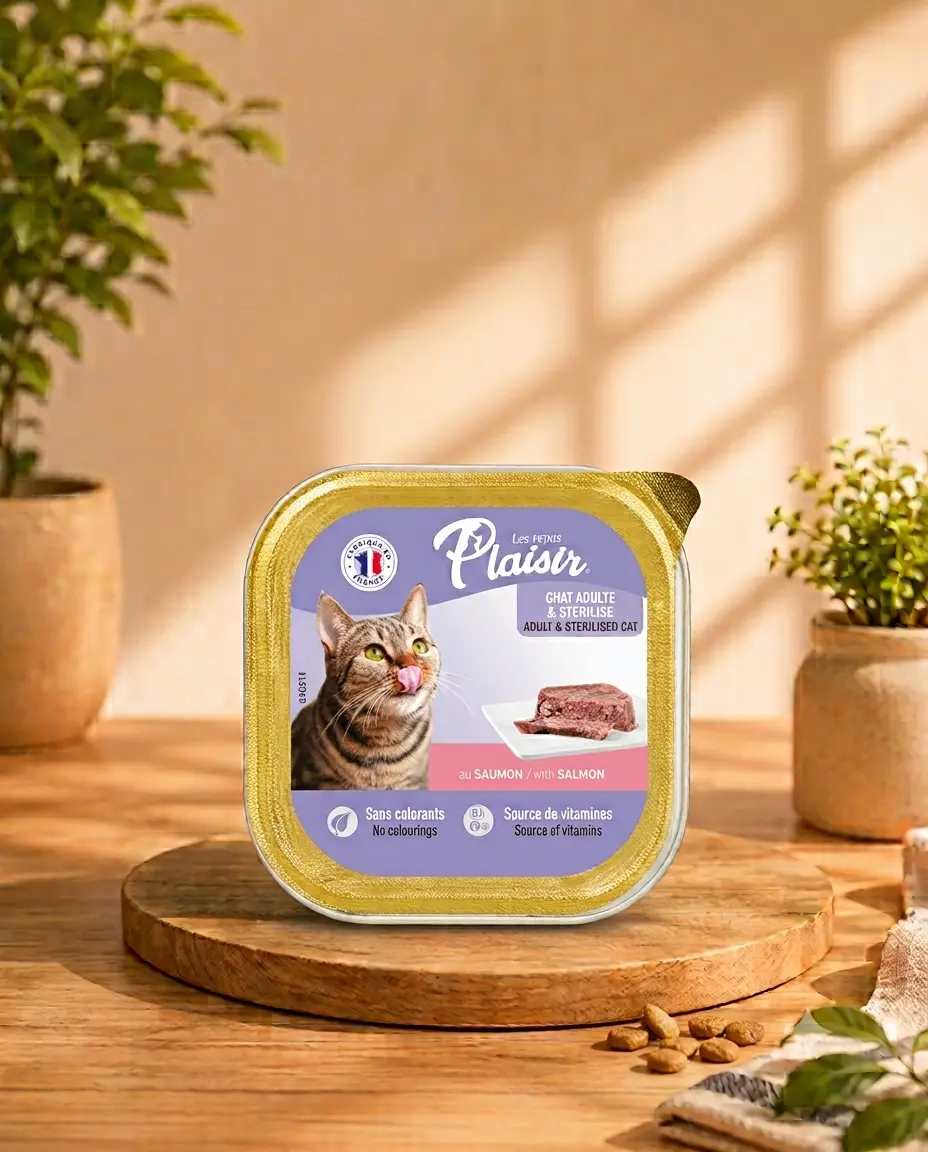 Plaisir Cats: Alutray with salmon