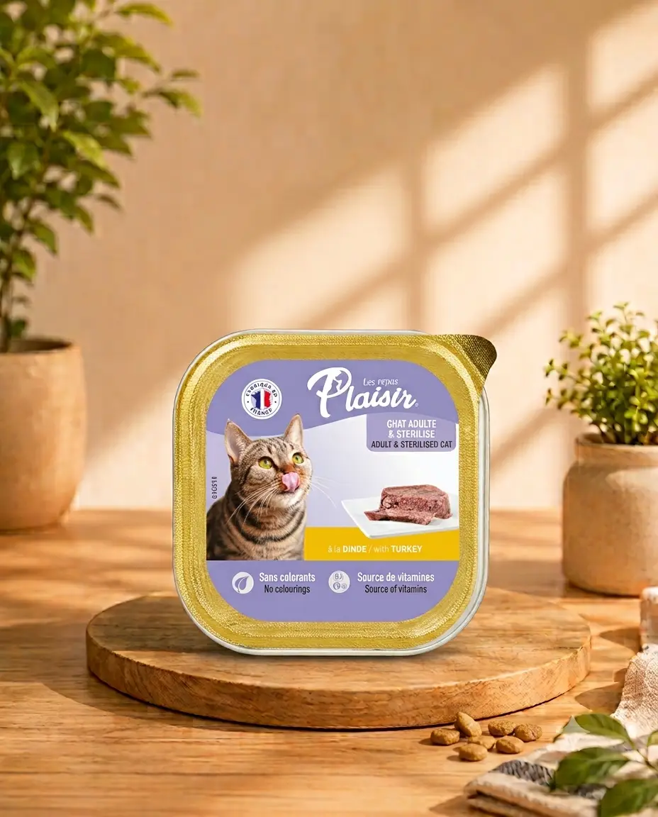 Plaisir Cats: Alutray with turkey