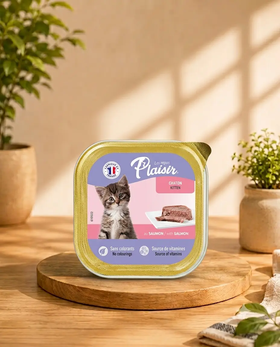 Plaisir Kitten: Alutray with Salmon