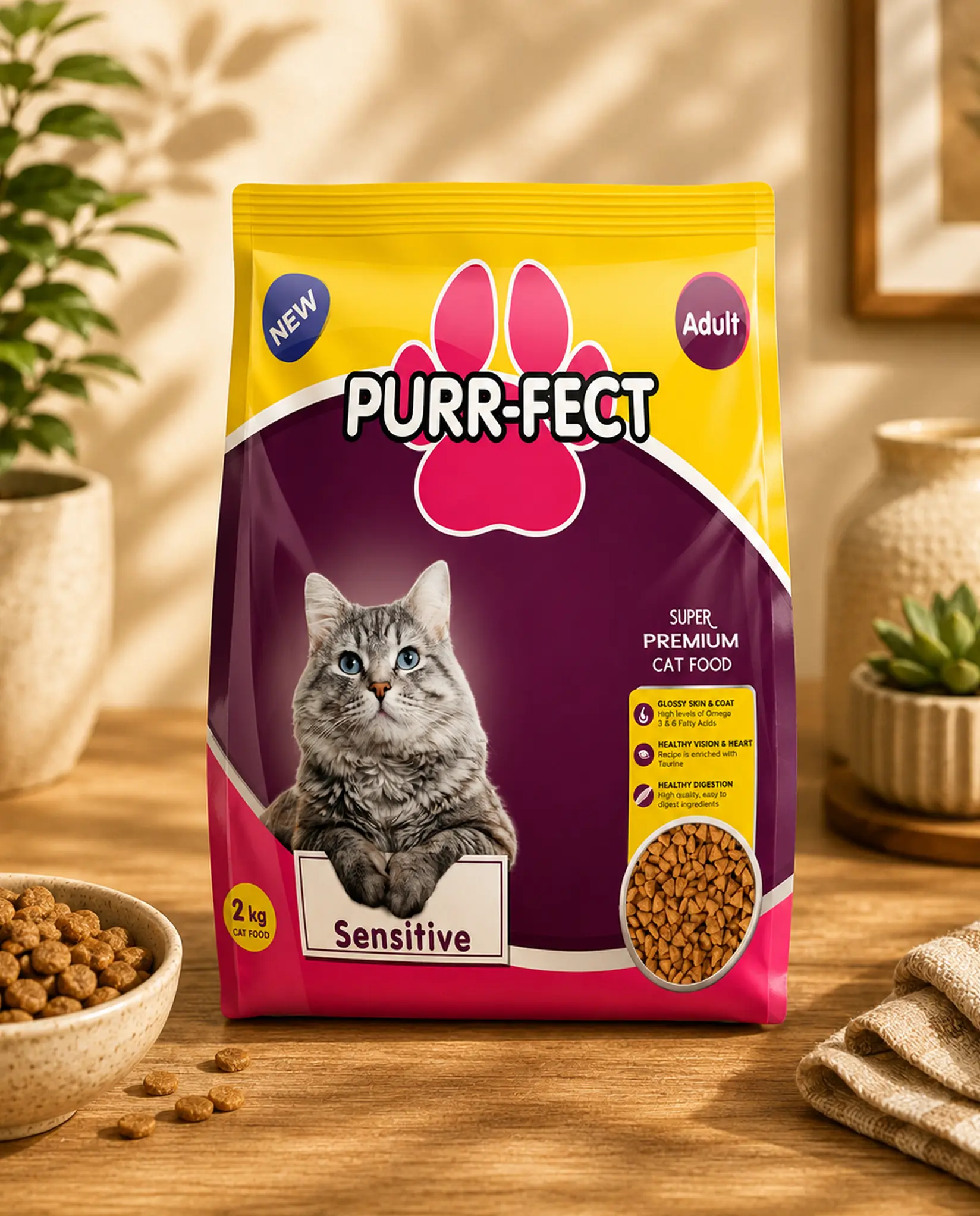 Purrfect 2kg Sensitive F