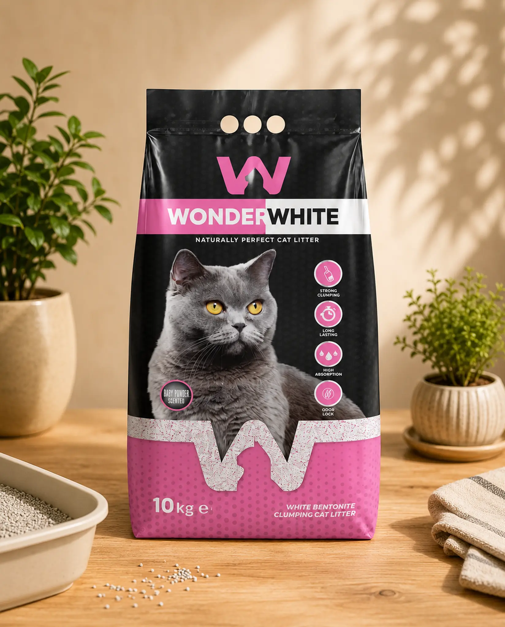 Wonder White Baby Powder Scented