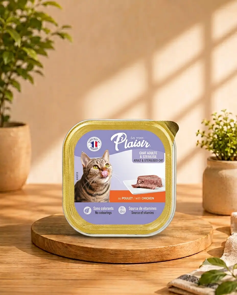 Plaisir Cats: Alutray with chicken